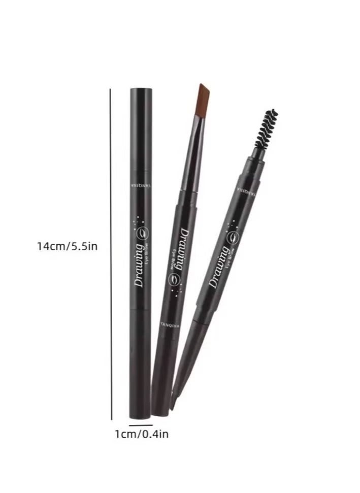 Drawing Without Dignity Retractable Eyebrow Pencil Black Double Sided Fine Tip draws defines and fills eyebrows  - Image 5