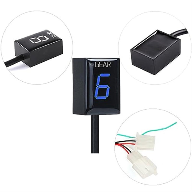 Wivplex Motorcycle Gear Indicator Speed Display Meter - Image 4