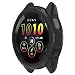 Disscool Case Cover Compatible with Garmin Forerunner 265 Disscool Soft Anti Drop TPU Protective Cases Smart Watch AccessoriesBlack - Image 2
