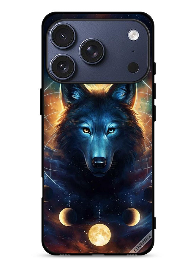 Covernex Apple iPhone 17 Pro Protective Case Cover Wolf In Space - Image 1