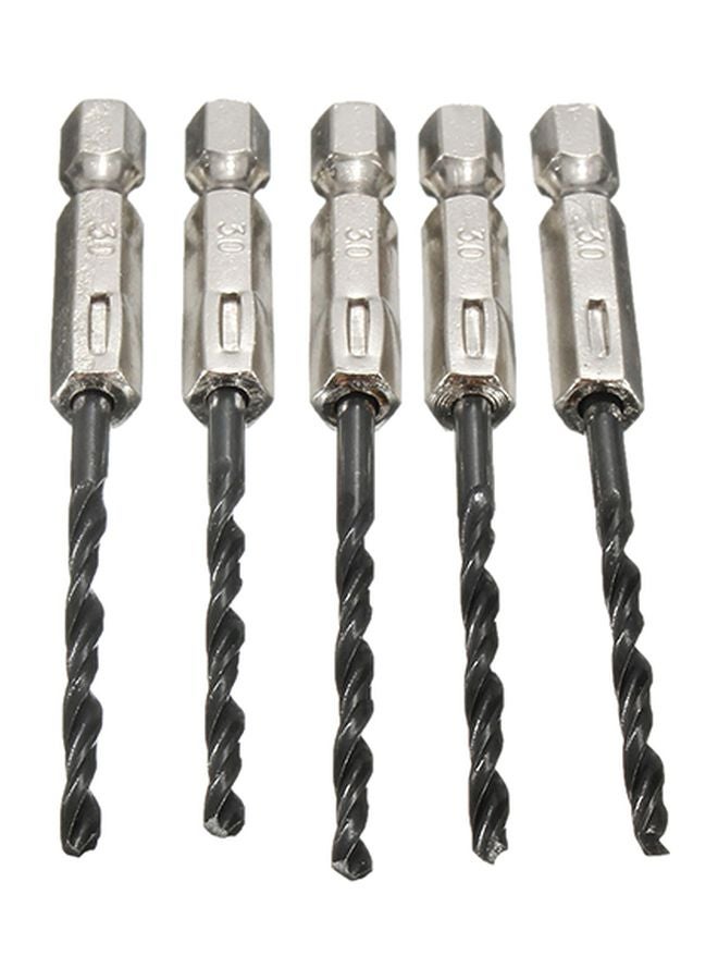 NIBEMINENT 15-Piece High Speed Drill Bits Black/Gold  - Image 3