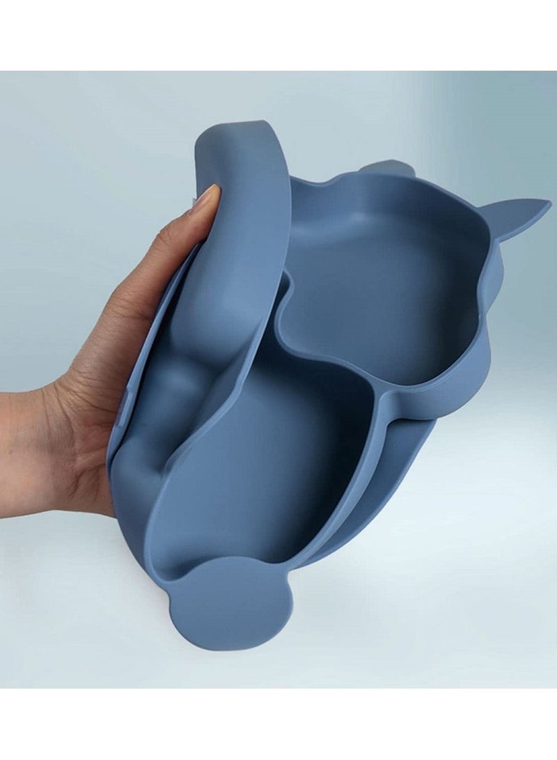 Captaintech 8-Piece Baby Led Weaning Set – Silicone Toddler Feeding Supplies with Bib, Divided Plate, Bowl, Cup u0026 Self-Feeding Spoons – BPA-Free Dish Set for Infants ﻿ - Image 5