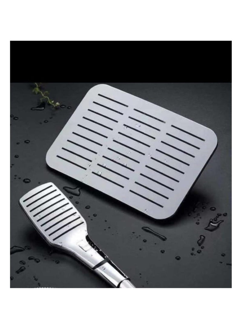 شمس طقم استحمام كامل مكون من سماعة دش بالخرطوم للحمام والبانيو و الشاور (طقم سماعة دش و طاسة دش شكل1) - Image 1