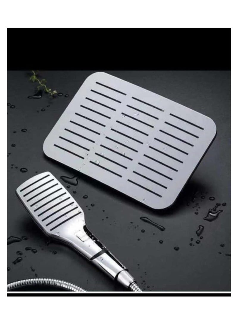 شمس طقم استحمام كامل مكون من سماعة دش بالخرطوم للحمام والبانيو و الشاور (طقم سماعة دش و طاسة دش شكل1) - Image 2