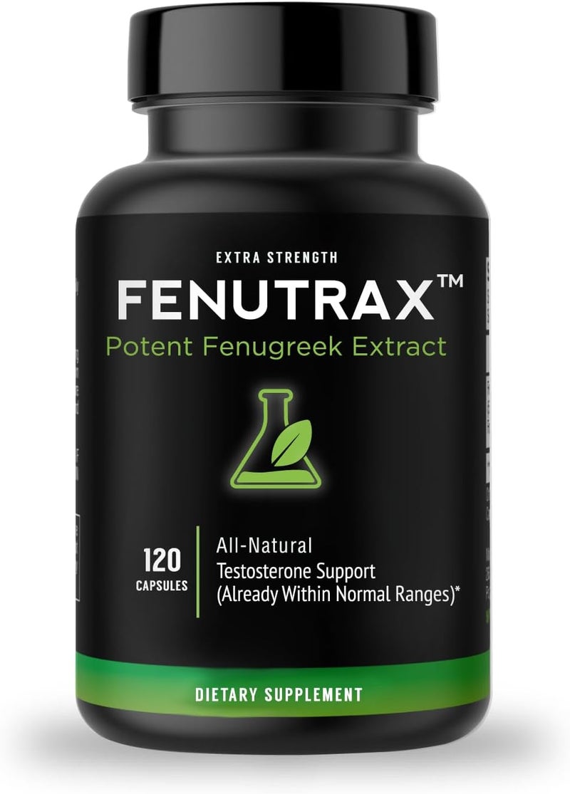 VitaMonk FenuTrax Fenugreek Extract 2 Months Supply  Stronger Than Testofen for Men  Fenugreek Seed Extract  Muscle Growth Energy and Drive Support - Image 1
