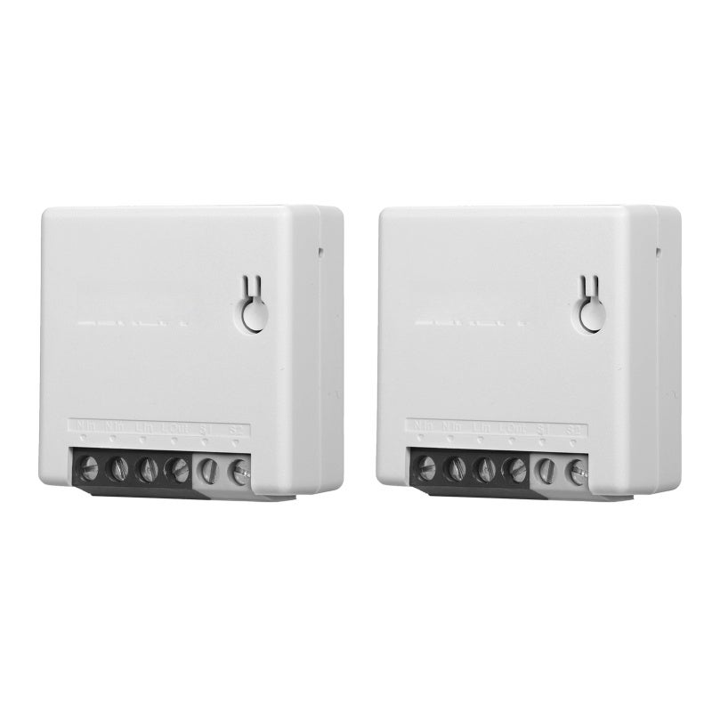 SONOFF 2 Way Smart Switch 2Pcs White Control Home Appliances With App - Voice Command Light Timer Switch - Programmable Rocker Light Switch for Smart Home - Image 1