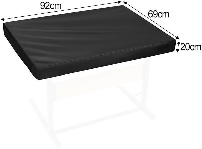 Waterproof Oxford Cloth Puzzle Board Cover With Drawers Dustproof Protector 92x69x20cm Black - Image 3