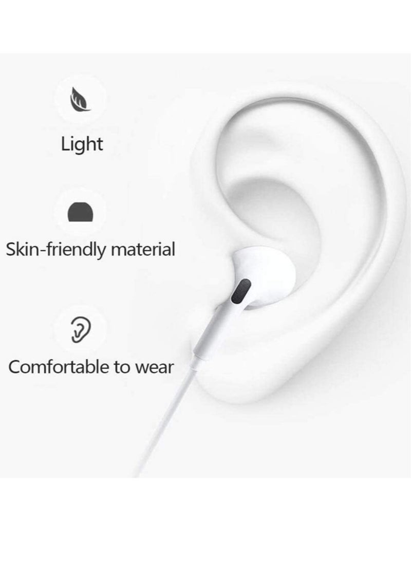 ELTRAZONE Wired Earbuds Earphones for iPhone 12 Pro with Microphone and Volume Control, Active Noise Cancellation Earbuds Earphones in Ear Headphones Compatible with iPhone 8/8plus X/Xs/XR/Xs max/11/12/pro/se - Image 3