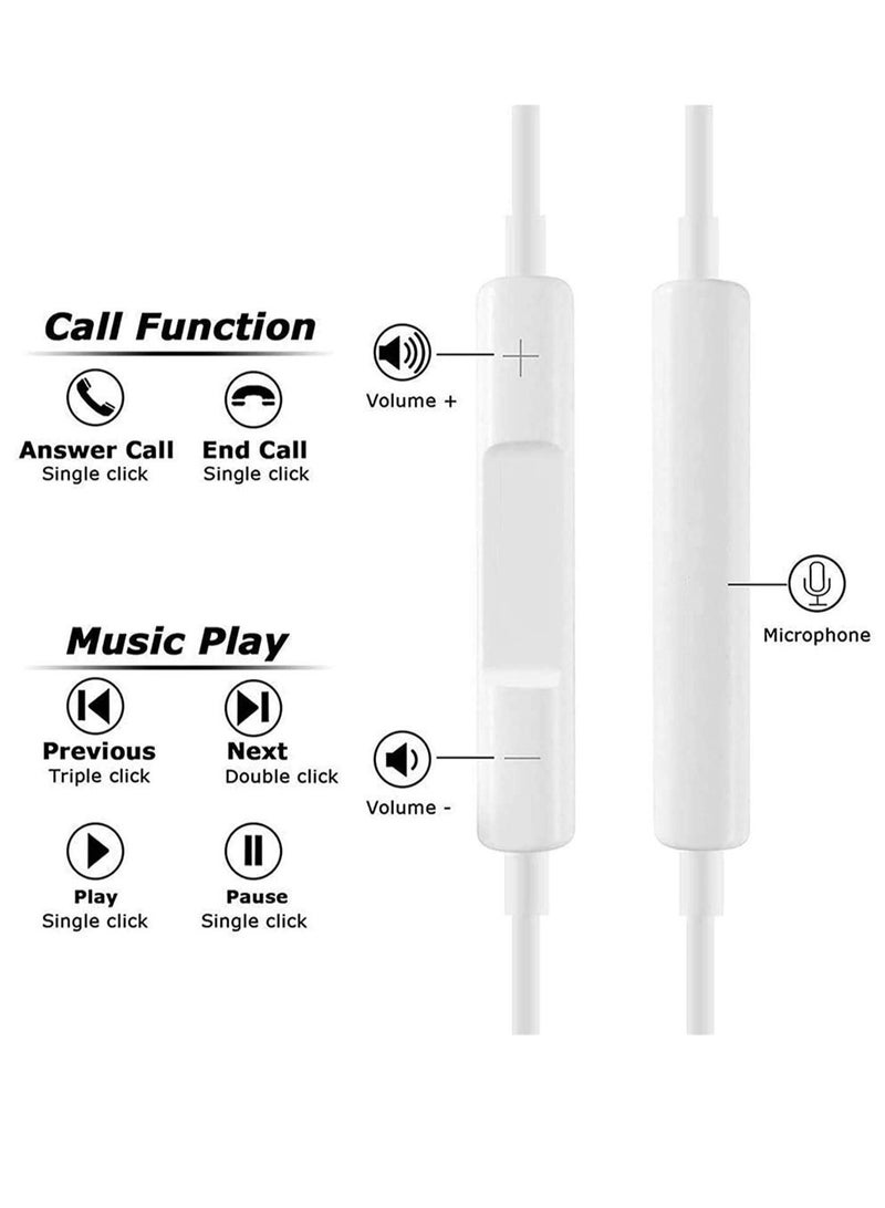 ELTRAZONE Wired Earbuds Earphones for iPhone 12 Pro with Microphone and Volume Control, Active Noise Cancellation Earbuds Earphones in Ear Headphones Compatible with iPhone 8/8plus X/Xs/XR/Xs max/11/12/pro/se - Image 5