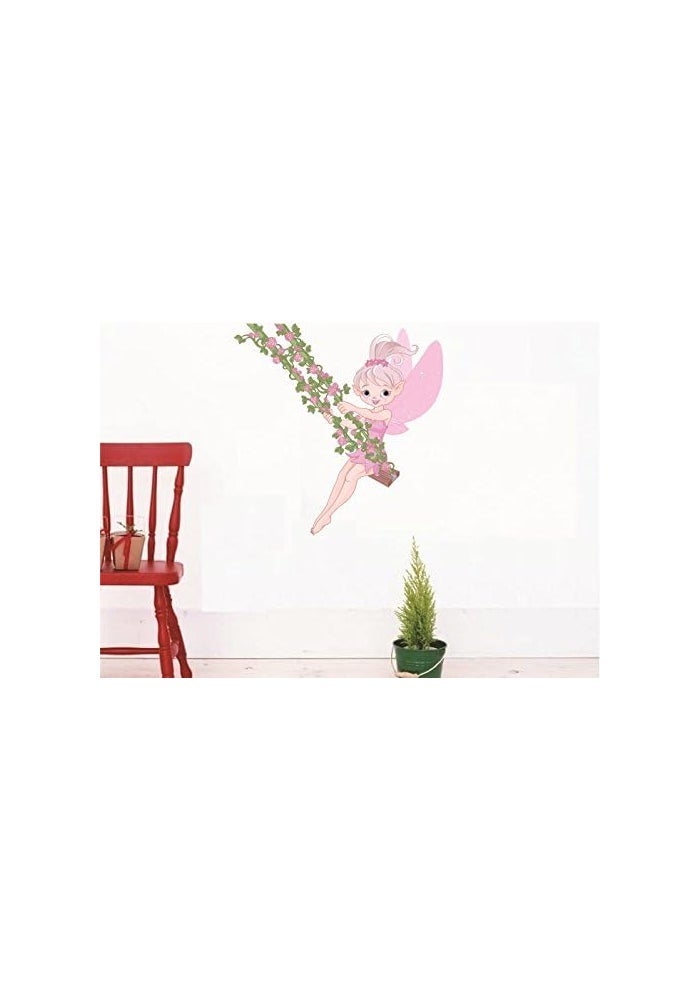 Asmi Collection Vinyl Swinging Fairy Angel Wall Sticker - Image 2