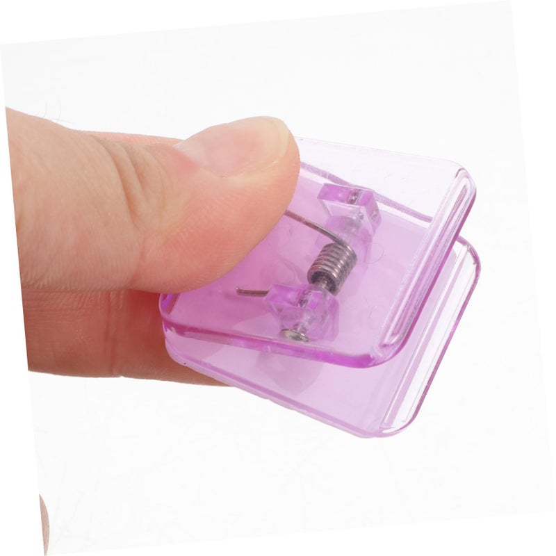 Violet Transparent Wall Pee Pad Holder 6pcs Strong Adhesive for Dog Potty Training Indoor Outdoor - Image 4