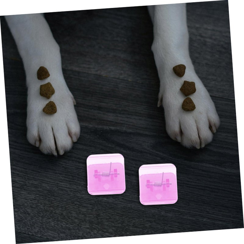 Violet Transparent Wall Pee Pad Holder 6pcs Strong Adhesive for Dog Potty Training Indoor Outdoor - Image 5