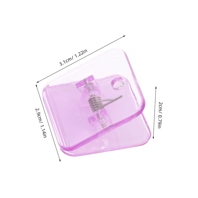 Violet Transparent Wall Pee Pad Holder 6pcs Strong Adhesive for Dog Potty Training Indoor Outdoor - Image 3