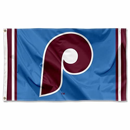 WinCraft Philadelphia Phillies Retro Vintage Logo Flag and Banner - Image 1