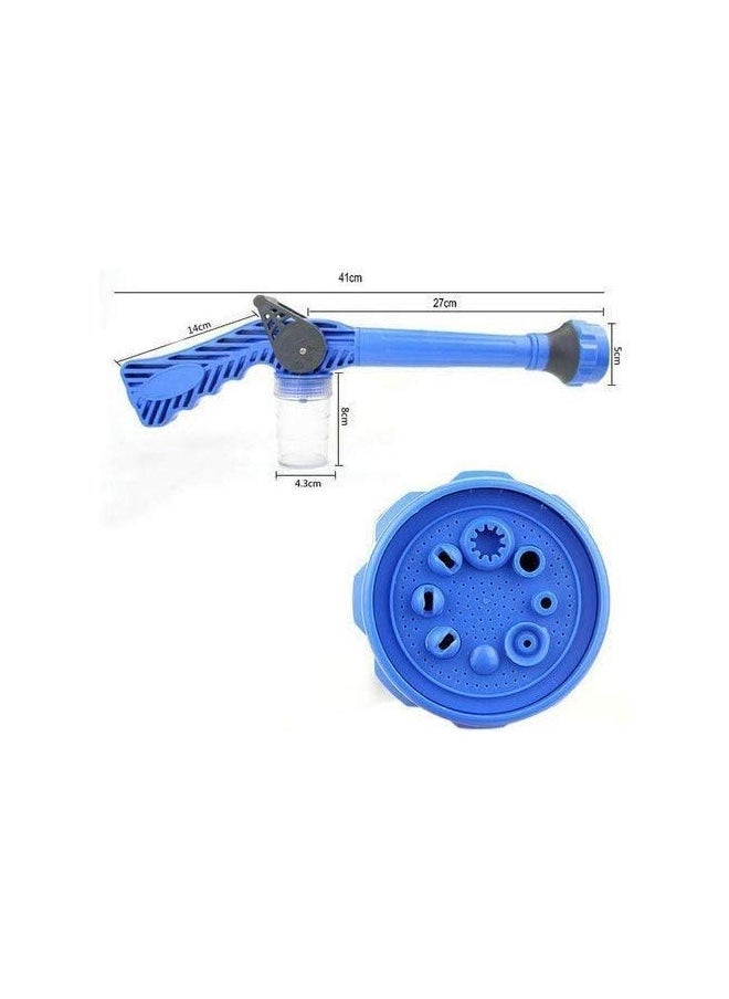 Generic Jet Water Cannon 8 in 1 Turbo Blue Water Gun  - Image 2