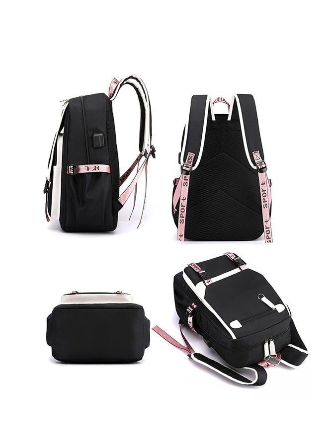 Simple Multi-layer High School Students Shoulder Backpack Schoolbag - Image 2
