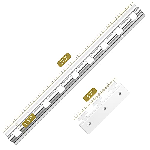 WowDIY Strip Curtain Hardware - Universal Mount Hanger - Mounting Brackets for Plastic Vinyl Strip Curtain - 35.7 Inch (Two 17.7 Inch Sections) - Image 3