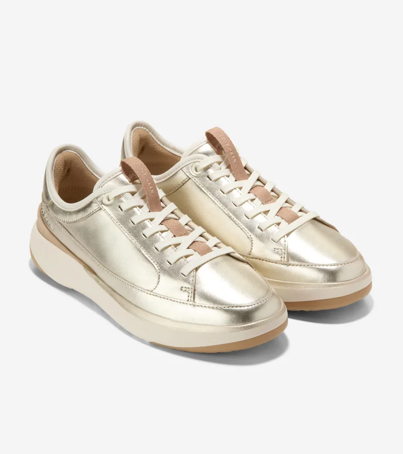 COLE HAAN Women's Grandprø All Day Court Leather Sneaker