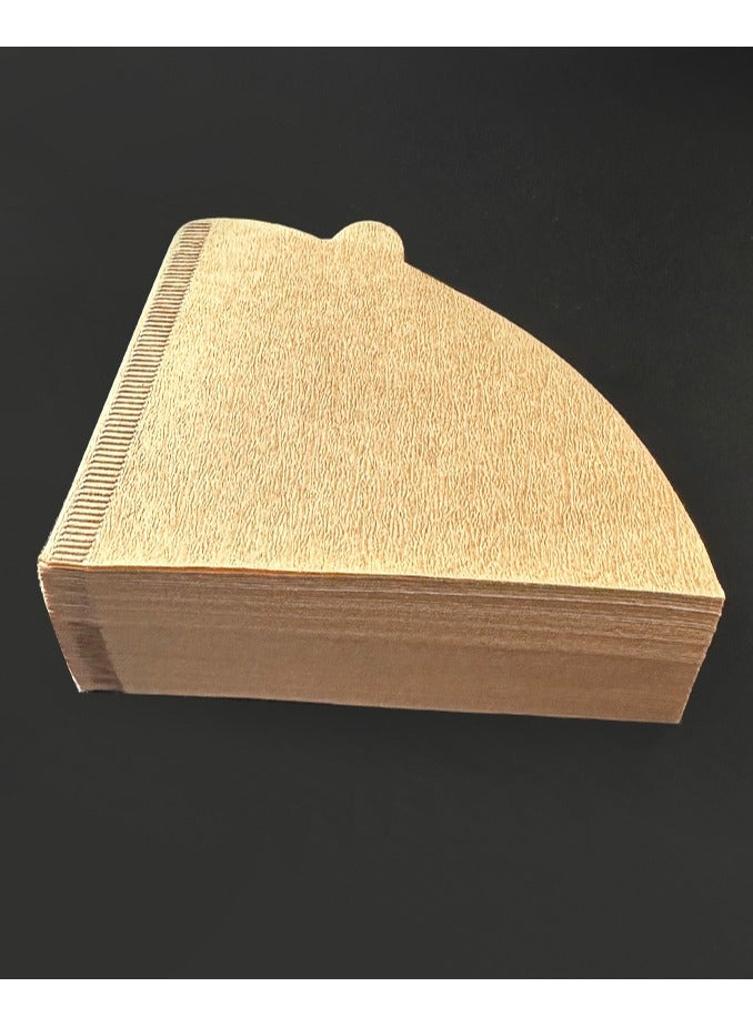 ZEPONOVA 100 Piece Coffee Paper Filter V60 Size 02 Beige  - Image 4
