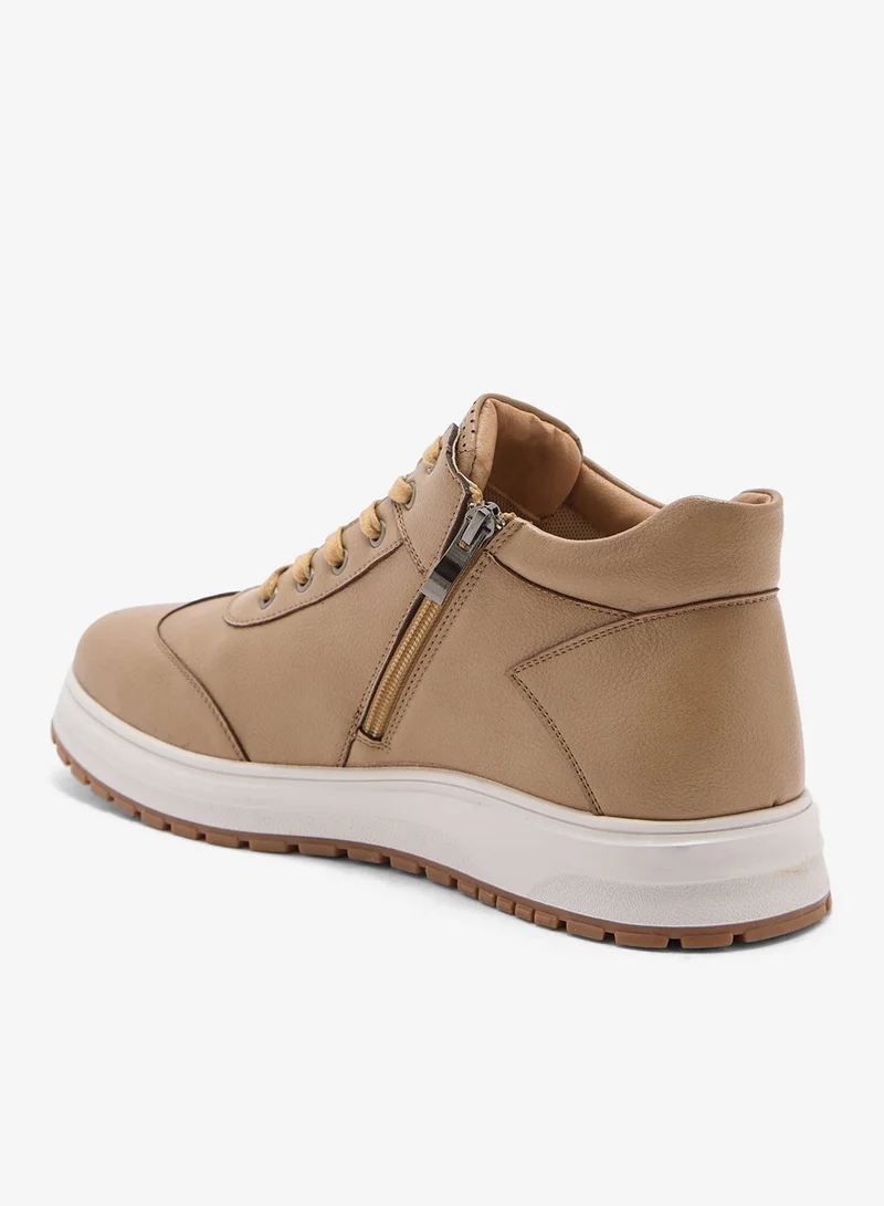 Robert Wood Elevated Outsole Casual High Top Sneakers