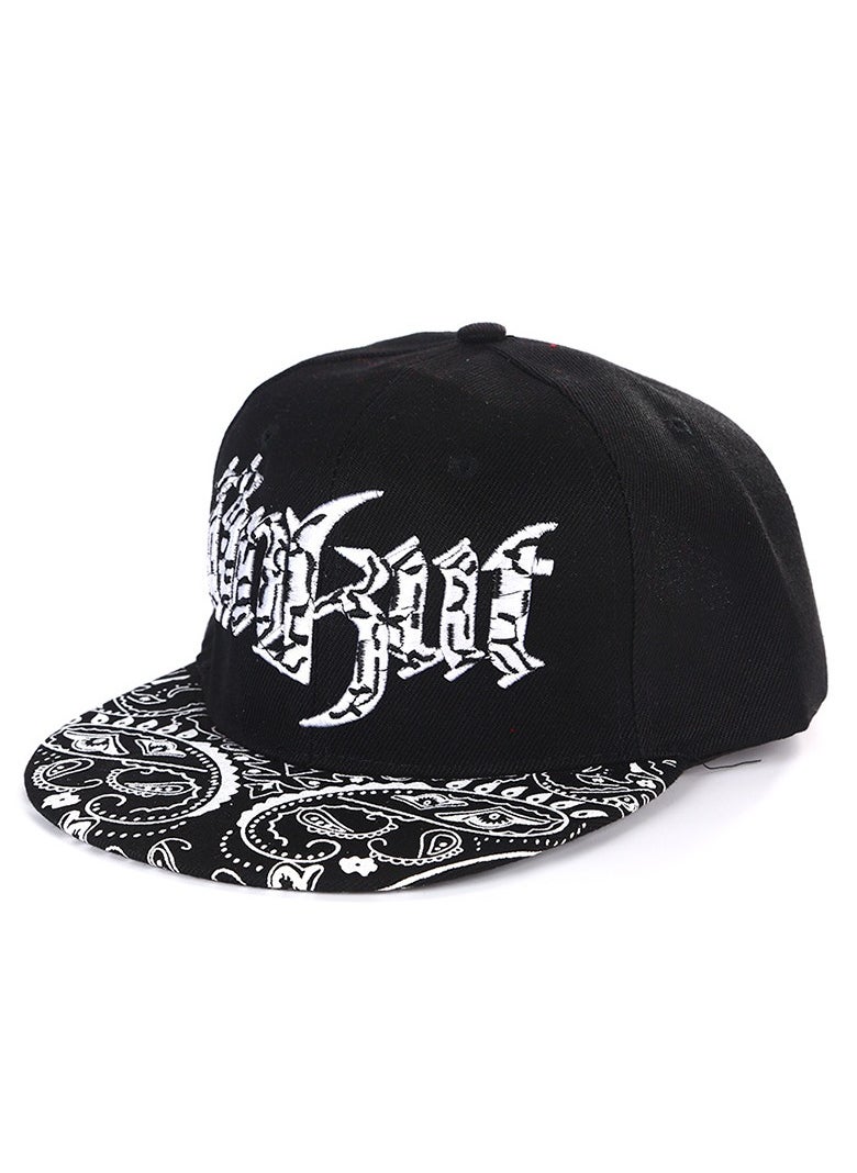 KUYING - New Harajuku Cashew Flower Letter Hip Hop Hat - Image 1