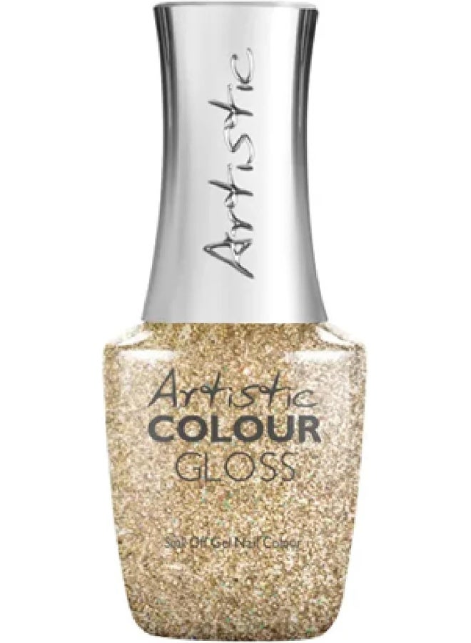 Nail Design Gel Color | 'Wild' Gold Glitter | 15ml