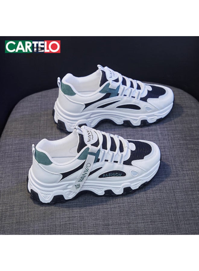 Cartelo Women's Chunky Sneakers, Spring Sports Casual Shoes, Breathable Running Shoes For Women, 31041 Black, Size 36 - Image 2