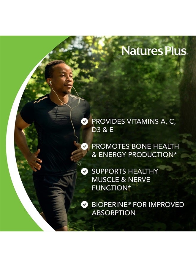Natures Plus NaturesPlus Activated Coral Calcium - 345 mg, 90 Vegetarian Capsules - Natural Calcium Supplement with Magnesium & Vitamins, Supports Bone Health - Hypoallergenic, Gluten-Free - 30 Servings - Image 3