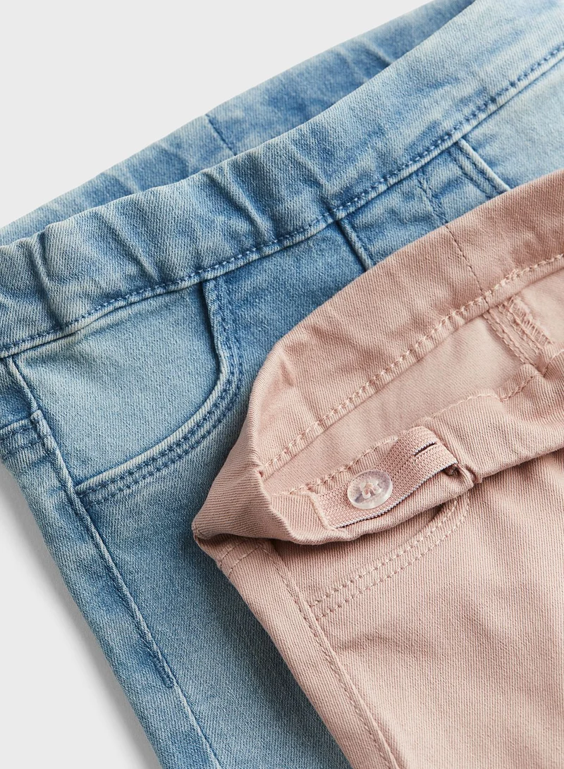 اتش اند ام مجموعة بناطيل جينز عدد 2