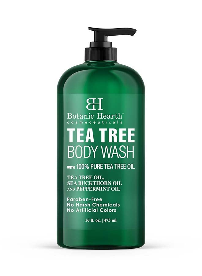 Botanic Hearth Tea Tree Body Wash Helps Soothe Itchy, Dry Skin, Antifungal Body Wash With 100% Pure Tea Tree Oil | Sulfate Free, Paraben Free, For Men And Women - Image 1