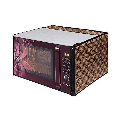 Lithara Printed Waterproof Microwave Oven Cover for Panasonic 27 Litre Convection Microwave Oven NN-CT654M | Sams73 (Multicolor) - Image 1