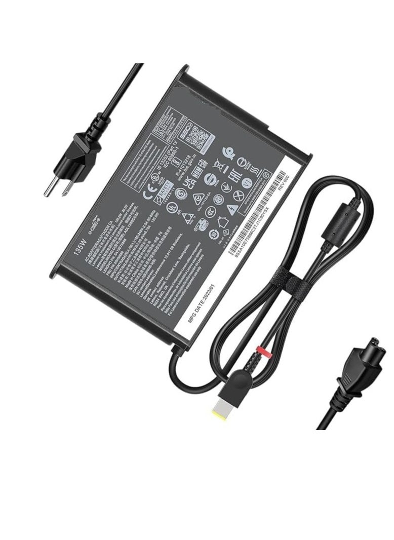 ماركة غير محددة شاحن تيار متردد 135 واط لجهاز Lenovo ThinkPad x1 Extreme P1 P15v T15p IdeaPad Gaming 3-15 L340 Y40-70 Y50-70 Y520 Y70-70 Y700 Y700-15ISK 720-15IKB ADL135NLC3A 20V 6.75A  - Image 2