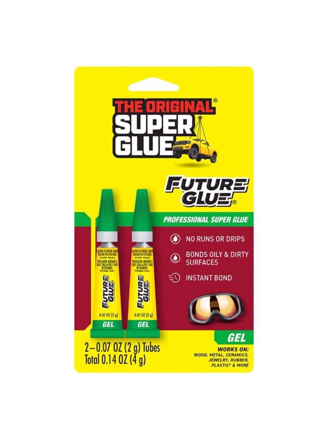 Super Glue 2-Piece Future Super Strength All Purpose Gel Glue Clear 2g 11710114 - Image 2