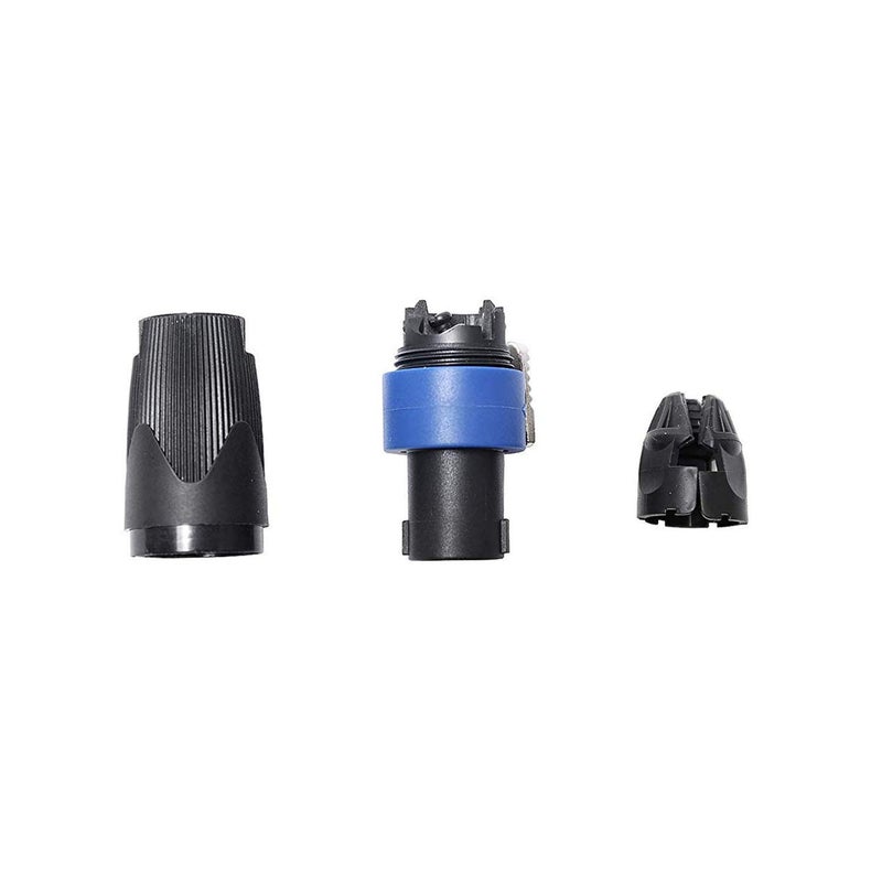 Yuyaokk 8 Pack Upgraded Speakon Cable Adapter Connectors, 4 Pole Audio Speaker Plug Twist Lock Compatiable with Speakon NL4FC, NL4FX, NLT4X, NL2FC - Image 2