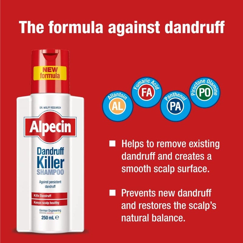 Alpecin Dandruff Killer Shampoo (250ml) - Image 3