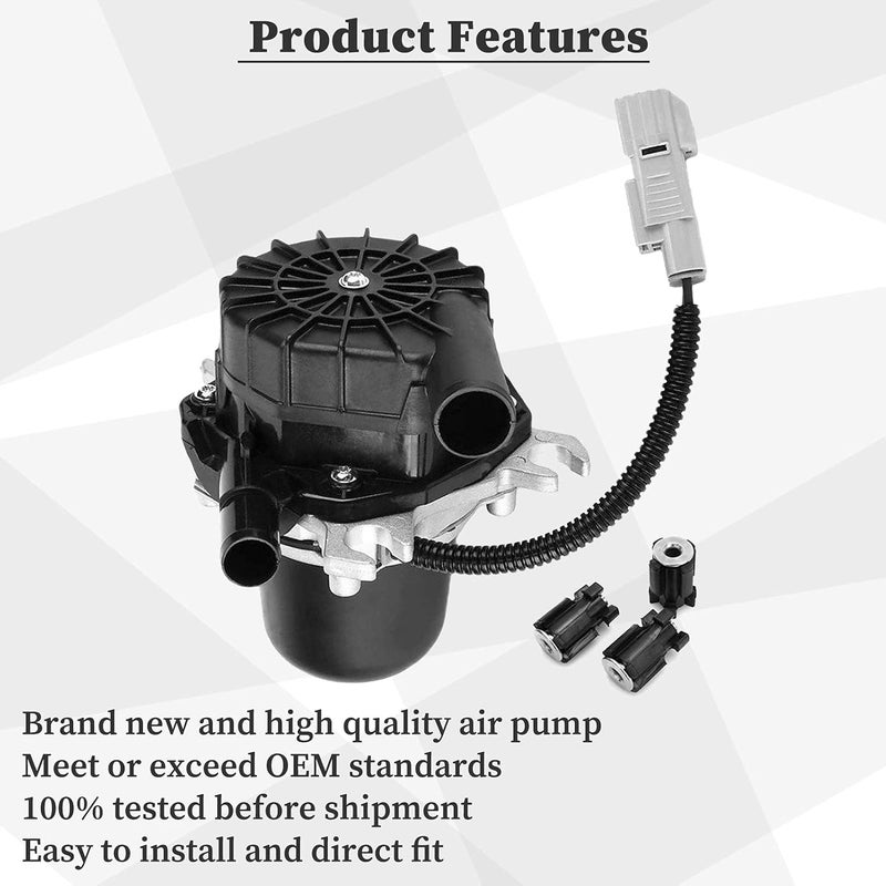 Bicos 17610-0C010 Smog Pump Secondary Air Injection Pump Compatible with 2004-2009 4Runner Sequoia Tundra LX470 4.7L Replacement# 176100C010 - Image 3