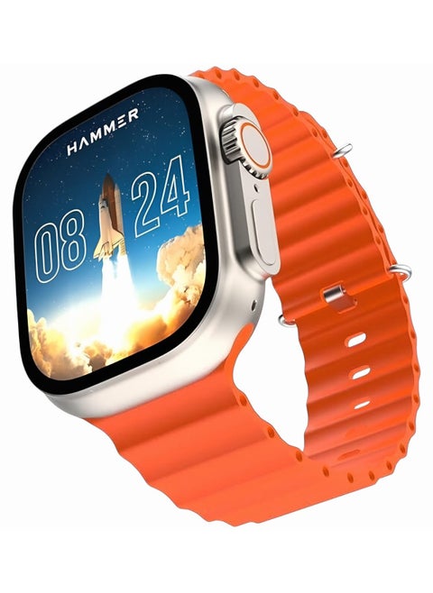 T9000 Smart Watch Bluetooth Wireless Charging - Orange