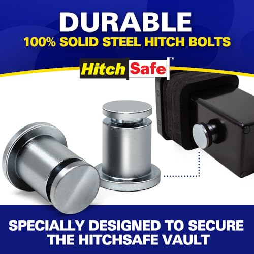 HitchSafe HS7021T Hitch Bolt Set | Hitch Bolts For Thicker Weld Receivers | Made For HitchSafe Vault - Includes 2 Extended Hitch Bolts For Large Trucks & Car Trailer Hitch | Truck Accessories - Image 2