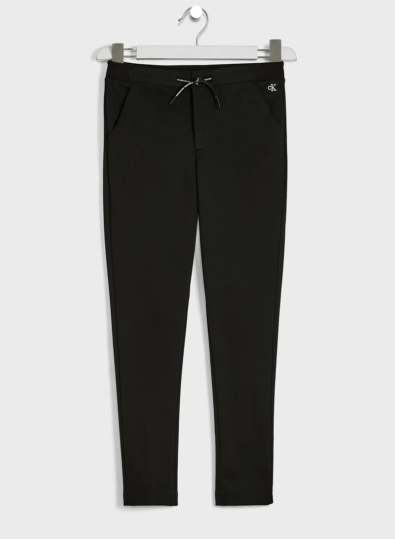Calvin Klein Jeans Kids Drawstring Trousers