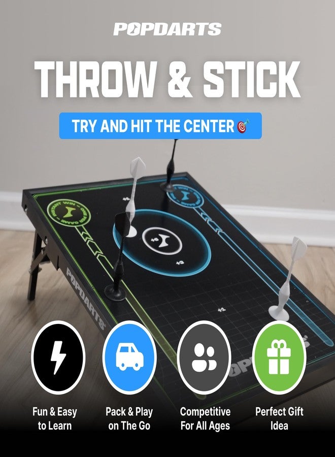 لعبة Popdarts SwapTop™ OG – اللعبة الكلاسيكية تلتقي بفوضى المنافسة. اللعبة المثالية للعب في الأماكن المغلقة والمفتوحة لجميع الأعمار - Image 2