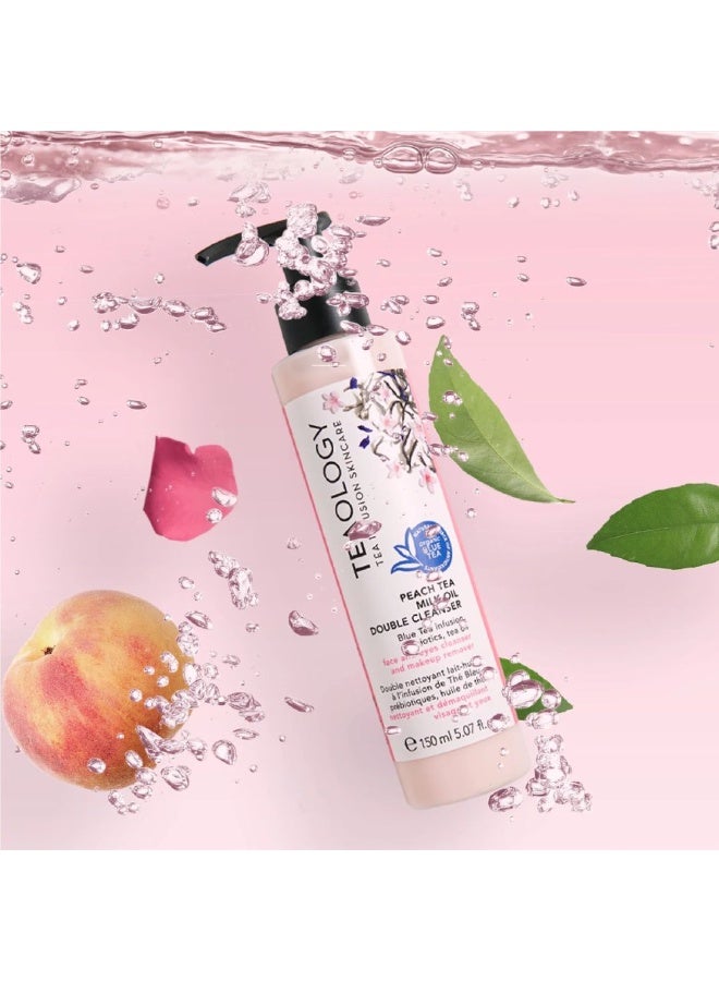 تيولوجي مزيل مكياج مزدوج التنظيف بزيت شاي الخوخ والحليب من تيولوجي 150 مل - Image 2