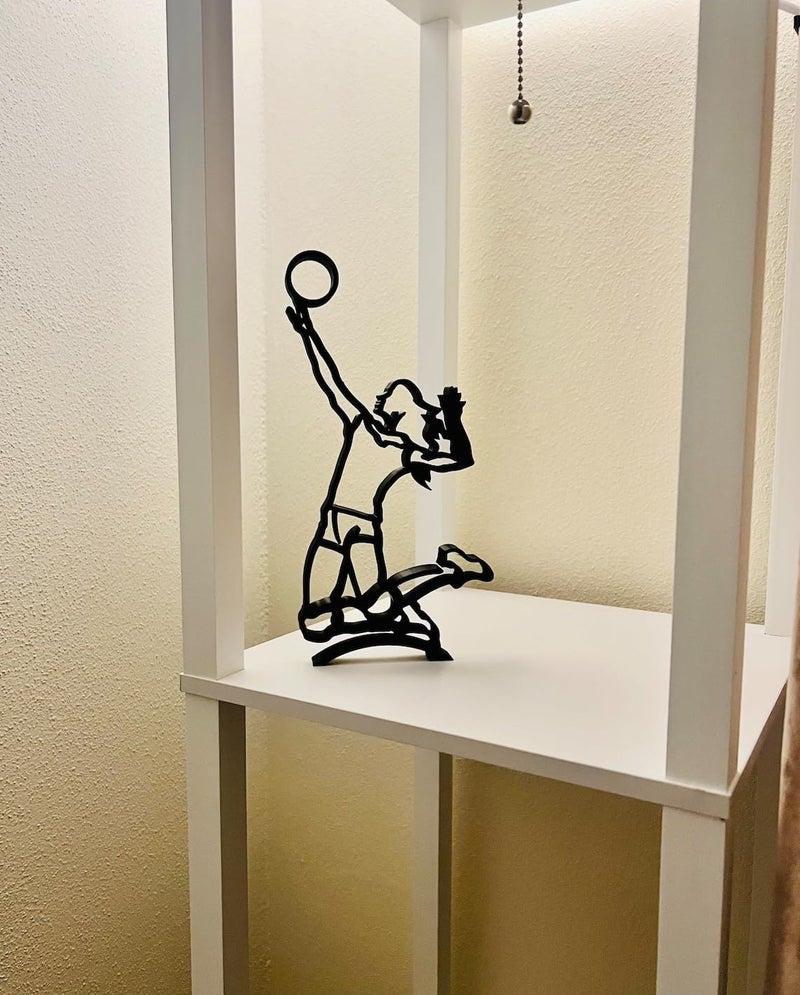 EROTNGO Minimalist Volleyball Player Figure Beach Volleyball Home Decor Gift Christmas - Image 4