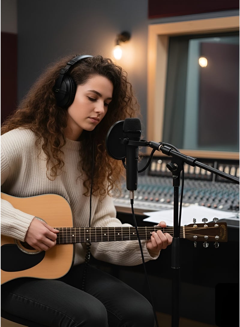 P-200S Professional Hi-Fidelity Unidirectional Dynamic Microphone for High-Definition Audio and Music Recording – Black - Image 4