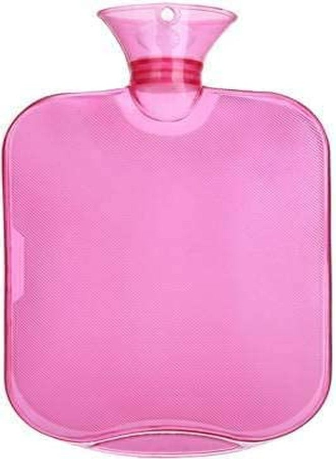 ZELKEY 1 PCS PVC Hot Water Bag for Pain Relief Transparent (purple)(2000 ML, 1) - Image 3