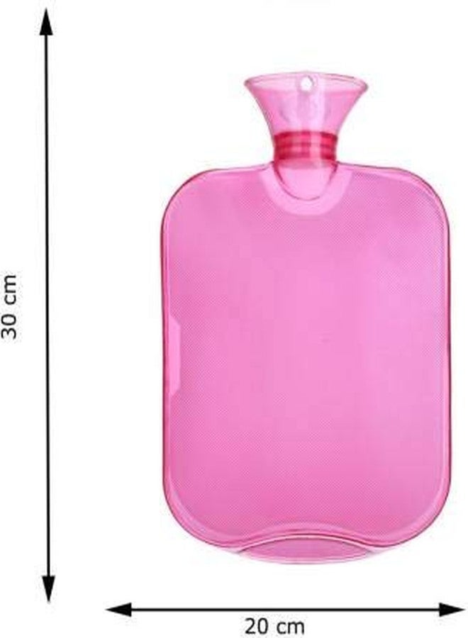 ZELKEY 1 PCS PVC Hot Water Bag for Pain Relief Transparent (purple)(2000 ML, 1) - Image 5