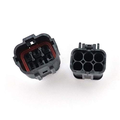 FainWan 6 Pin Way Waterproof 1.8mm Wire Connector Socket Car Sealed Electrical Comaptible with Motorcycle, Scooter, Truck,ATV, UTV, Golf cart, Trike, Caravan, Marine - Image 5