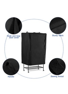 POPETPOP POPETPOP Universal Bird Parrot Cage Cover Washable Good Night Birdcage Cover (Black)  - Image 3