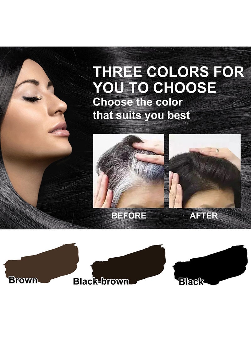 EELHOE - Magic Gray Hair Cover Long Lasting Sweat Proof Temporary Instantly Root Hair Coloring Hair Dye Pen for Roots Hair Gray Concealer Pen to Create Thick Volume Natural Hair for Unisex - Image 1