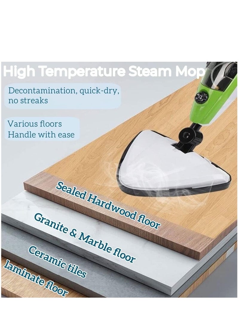 Sharpdo - Electric Steam Mop 10 in 1 Handheld Steam Cleaner for Hardwood and Floor , Electric Steamer Mop,  Carpet Cleaner - Convenient Detachable - Image 1