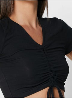 Front Ruched Detail Crop Top - pzsku/ZB5A7A672E57CC8D01ED9Z/45/_/1698259186/cd0ff866-e0ba-47ce-8179-c60444781243